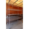 Image 1 : ULINE TIERED METAL ROLLING SHELF 
