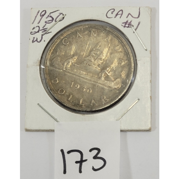 1950 CDN SILVER DOLLAR
