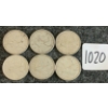 Image 1 : LOT OF 6 - 1956-1968 CDN 25 CENT COINS
