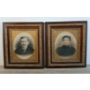 Image 1 : PAIR OF FRAMED FAMILY PORTRAITS