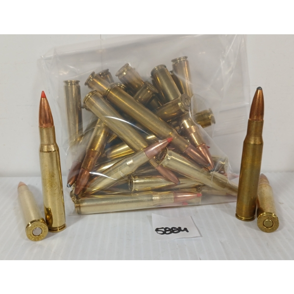 AMMO: 40X HORNADY & REMINGTON .30-06 SPRG - 165 & 180GR - CORE-LOKT PSP & SST