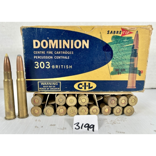 AMMO: 38X MIXED CIL & IVI .303 BRIT - 180 GR SP & POLY TIP