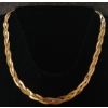 Image 2 : 14K GOLD PLATED TWISTED SERPENTINE NECKLACE