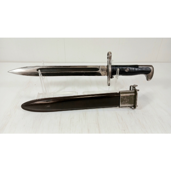 1955 FKF DANISH GARAND BAYONET W/ SCABBARD