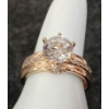 Image 1 : GOLD PLATED SIMULATED DIAMOND RING