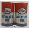 Image 1 : LOT OF 2 - ESSO AVIATION MOTOR OIL QT CANS