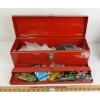 Image 2 : LOT OF 2 - SHOEI MOTORCYCLE HELMET & TOOLBOX W/ CONTENTS 