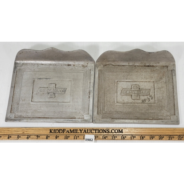 LOT OF 2 - CHEVROLET STEP PLATES