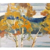 Image 2 : AUTUMN SHORELINE BY WALTER JACKSON COUCILL (1915 - 1982) - FRAMED OIL ON CANVAS BOARD