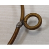 Image 3 : LOT OF 5 - DECORATIVE BRASS SKELETON KEYS ON RING