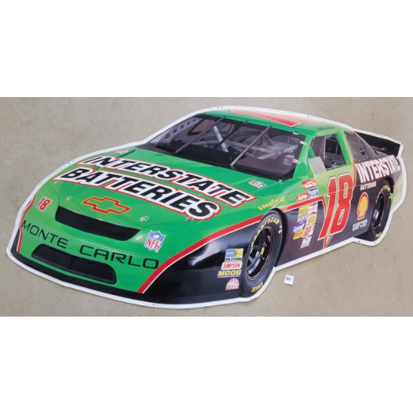 INTERSTATE BATTERIES BOBBY LABONTE #18 EMBOSSED SST SIGN