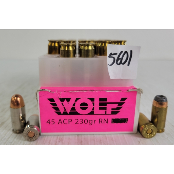 AMMO: 92X MIXED .45ACP - 230GR - FMJ & HP - RELOADS
