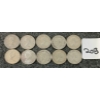 Image 2 : LOT OF 10 - 1944-1962 CDN 10 CENT COINS