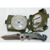 Image 3 : LOT OF 7 - LENSATIC COMPASS, KNIFE SHARPENER, FOLDING TOOLS & FLASHLIGHTS