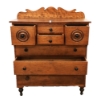 Image 1 : CHERRY (?) BONNET CHEST W/ KEY