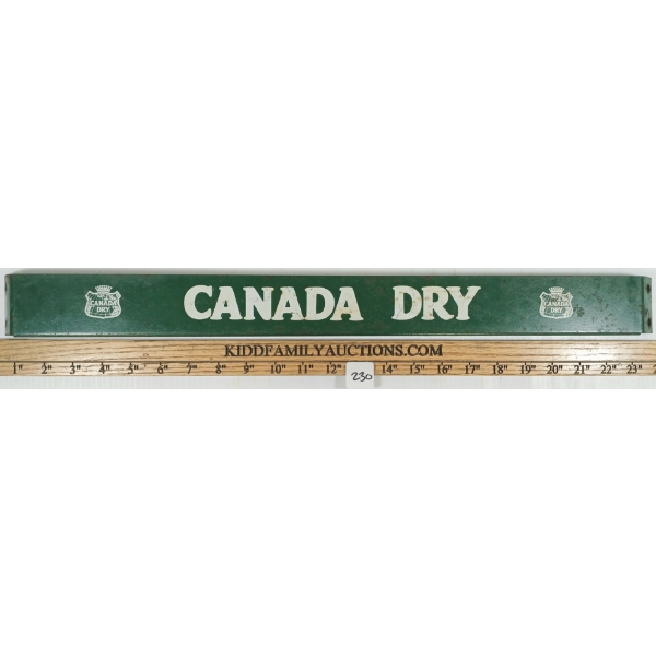 CANADA DRY DISPLAY RACK TOPPER