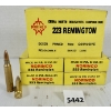 Image 1 : AMMO: 100X NORINCO .223 REM - FMJ