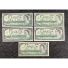 Image 8 : LOT OF 22 - 1967 CDN $1 BANKNOTES