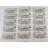 Image 2 : LOT OF 15 - 1973 CDN $1 BANKNOTES