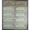 Image 7 : LOT OF 18 - 1937-1986 CDN $1, 2 & 5 BANKNOTES 