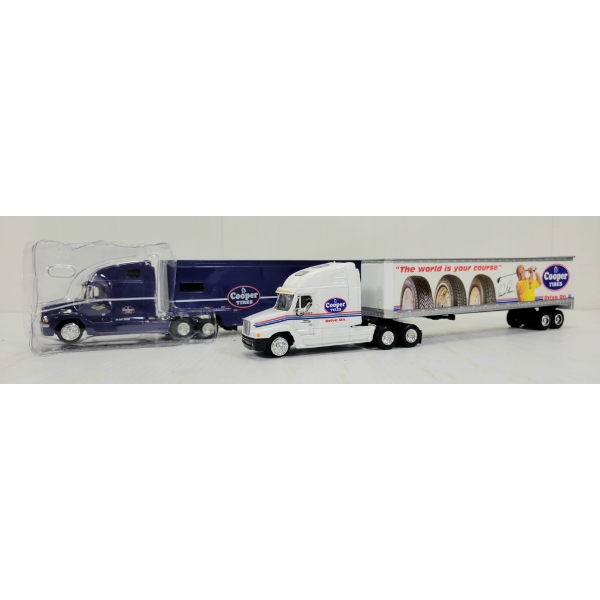 LOT OF 2 - SPECAST COOPER TIRES FREIGHTLINER C120 DIECAST MODELS