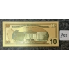 Image 2 : 2009 U.S. $10 BANKNOTE - 24K GOLD LEAF