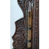 Image 8 : 1915 INGRAHAM "GILA" 8 DAY W/ CALENDAR GINGERBREAD CLOCK