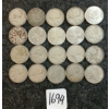 Image 1 : LOT OF 20 - 1937-1968 CDN 25 CENT COINS
