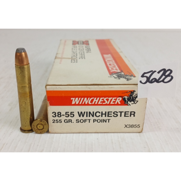 AMMO: 20X WINCHESTER .38-55WIN - 255GR - SP