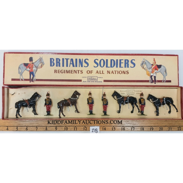 BRITAINS SOLDIERS LEAD FIGURES - NO. 182 11TH PRINCE ALBERT'S OWN HUSSARS