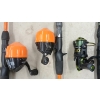 Image 2 : LOT OF 3 - EAGLE CLAW PACK-IT FISHING RODS