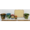 Image 4 : LOT OF 6 - TIN FAIRYTALE PALES, COIN BANKS & TRAY - INCL OHIO ART & J. CHEIN & CO.