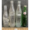 Image 3 : LOT OF 4 - COCA-COLA, WILSON'S & AMERICA DRY GLASS SODA BOTTLES