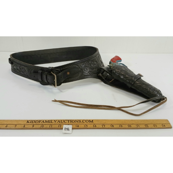 CISCO KID CAP GUN W/ CARTRIDGE BELT - NO PAL REQ.