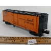 Image 2 : LOT OF 2 - LIONEL SANTA FE STEEL-SIDED REEFER & CROSSING GATE