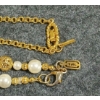 Image 5 : LOT OF 6 - GOLD TONED BROOCHES, BRACELETS & NECKLACES