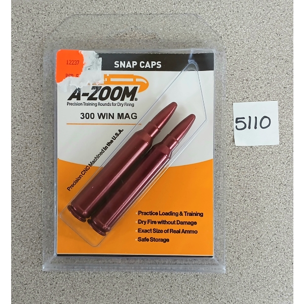 SNAP CAPS: A-ZOOM .300 WIN MAG - SEALED 