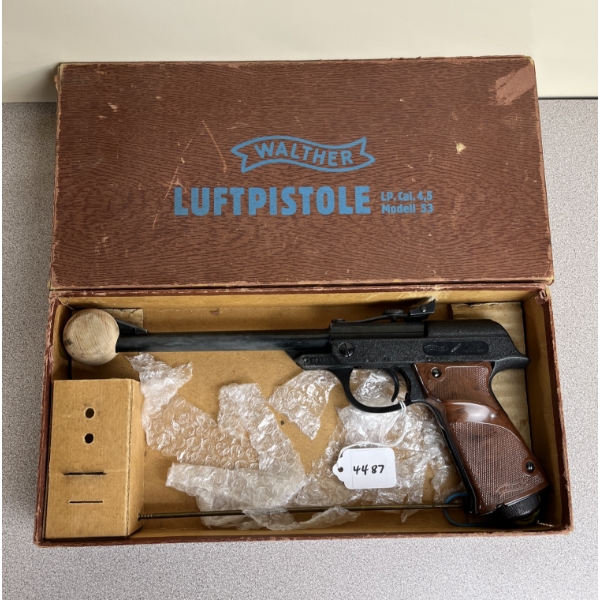 WALTHER LUFTPISTOLE MODEL 53 IN 4.5MM PELLET NO PAL REQUIRED 