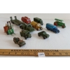 Image 3 : LOT OF 10 - DINKY TOYS DIECAST MODELS - INCL FIRETRUCK, TANK TRANSPORTER, FORKLIFT, ETC