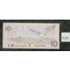 Image 2 : 1989 CDN $10 BANKNOTE
