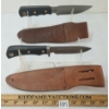 Image 2 : LOT OF 2 - KNIVES OF ALASKA W/ LEATHER SHEATHS