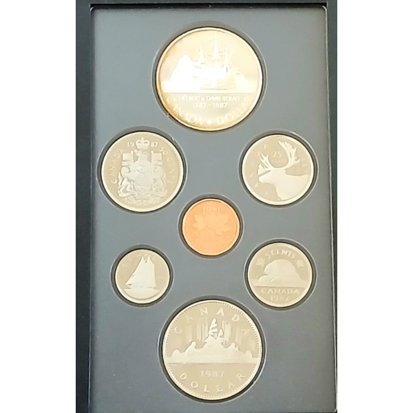 1987 RCM DOUBLE DOLLAR PROOF SET