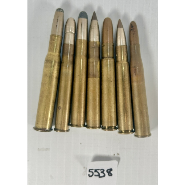 AMMO: 7X .360, .350 & .30 CAL CARTRIDGES