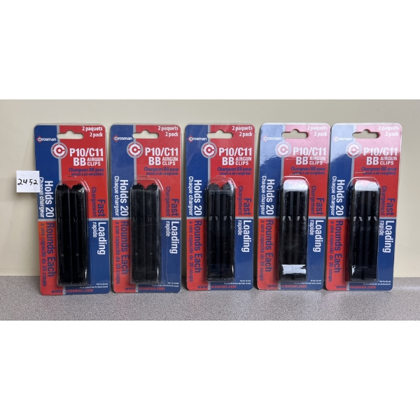 LOT OF 5 - CROSMAN P10 BB MAGAZINE 