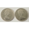 Image 2 : LOT OF 2 - 1968 CDN 50 CENT COINS