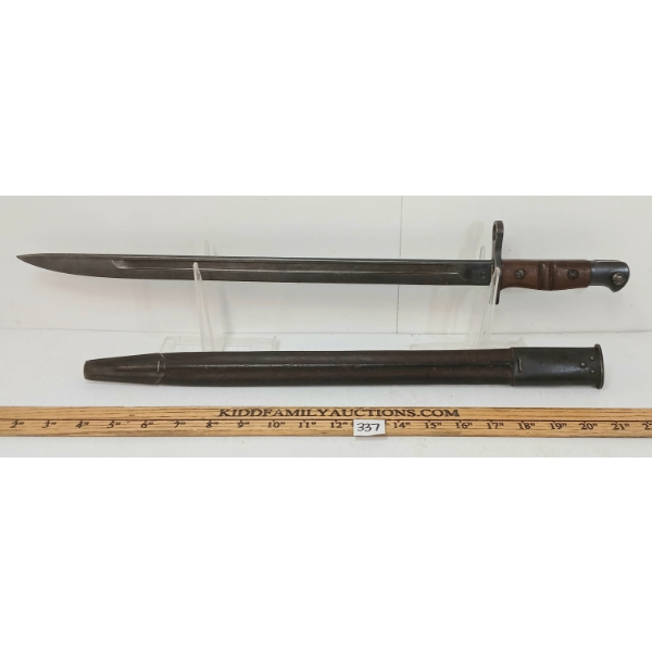 1917 US REMINGTON BAYONET W/ SCABBARD