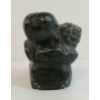 Image 4 : MOTHER & CHILD SLEDDING - SIGNED - STONE