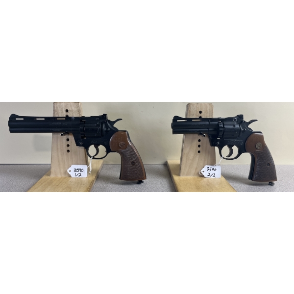 LOT OF 2 - PAIR OF CROSMAN 357 PELLET PISTOLS IN .177 PELLET - NO PAL REQUIRED