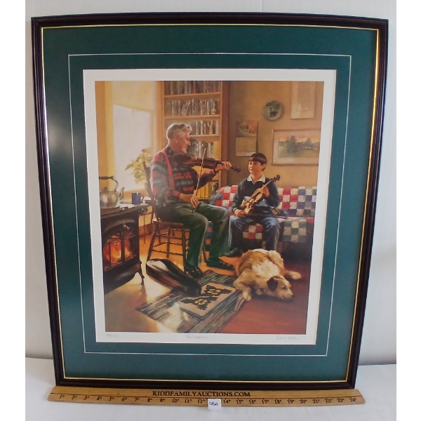  THE FIDDLERS  BY LAURIE MCGAW (PRS CDN ARTIST) - FRAMED PRINT