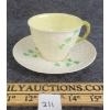 Image 2 : BELLEEK SHAMROCK TEACUP W/ SAUCER